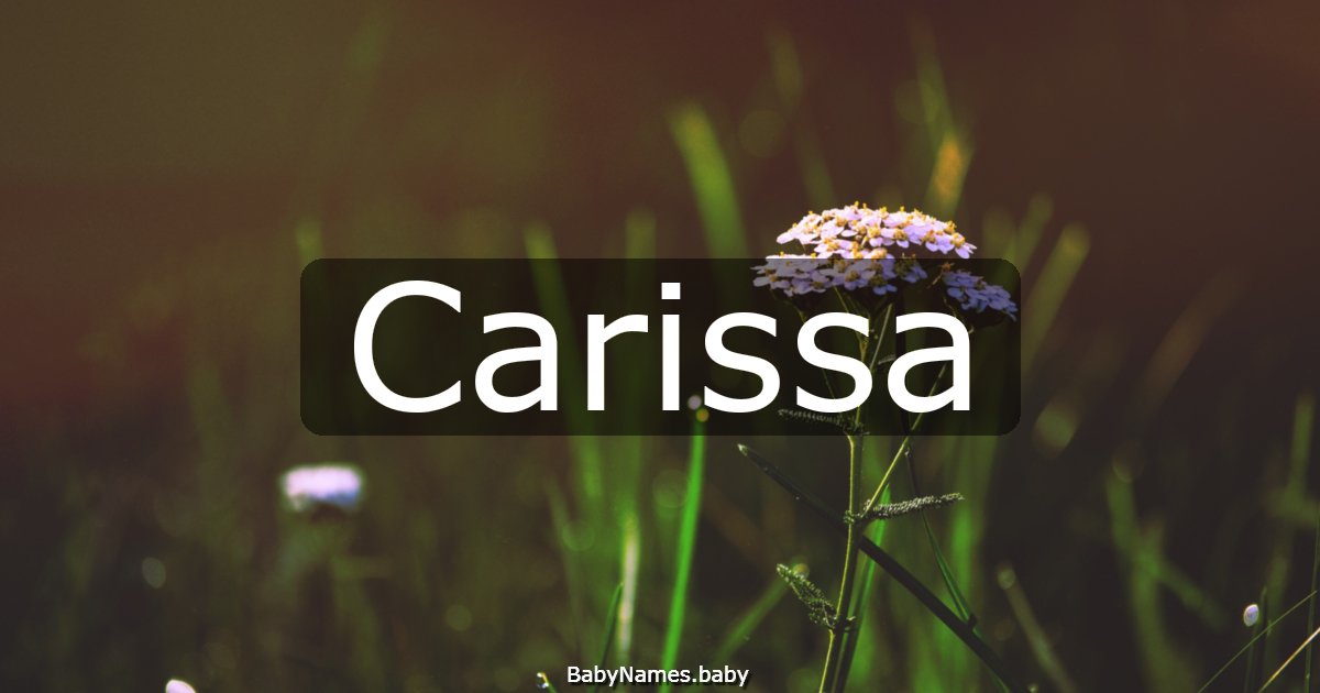 Carissa