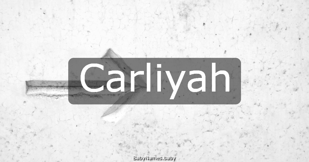 Carliyah