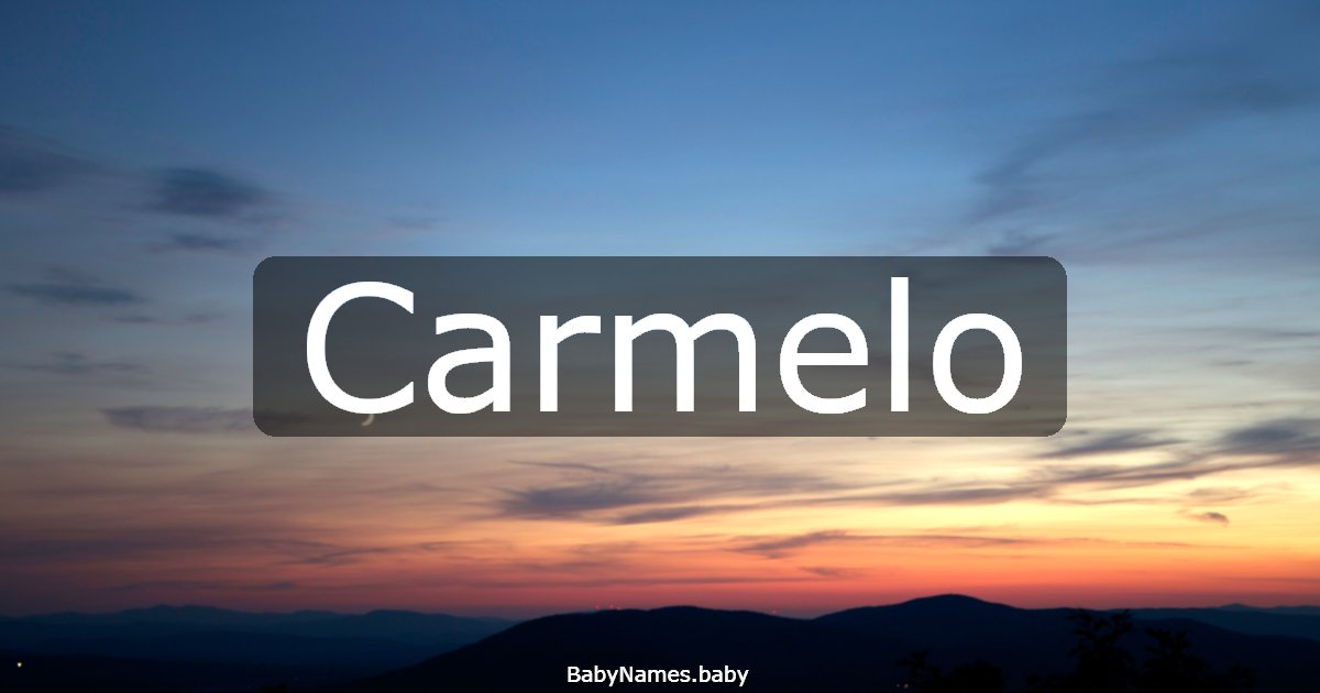 Carmelo