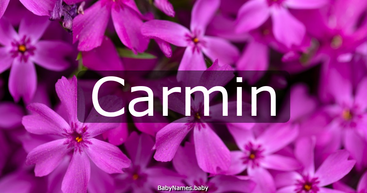 Carmin