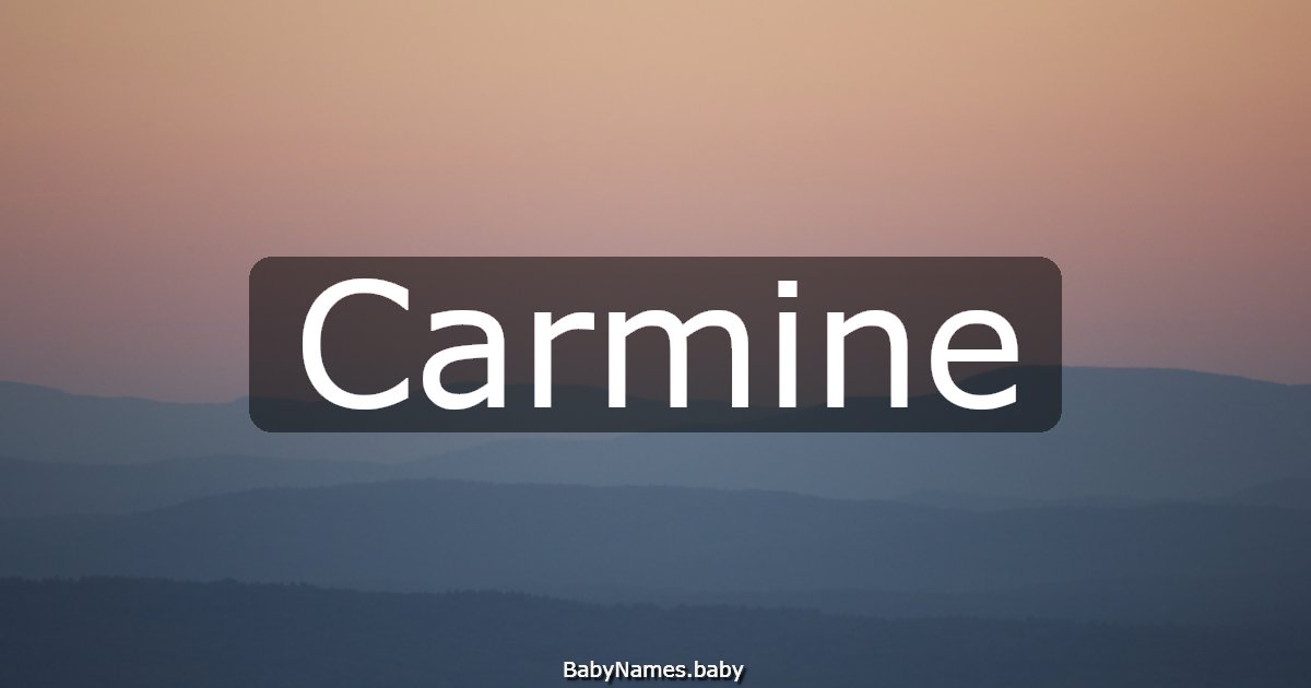 Carmine
