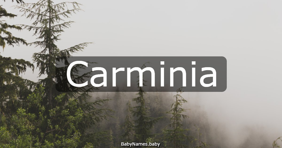 Carminia
