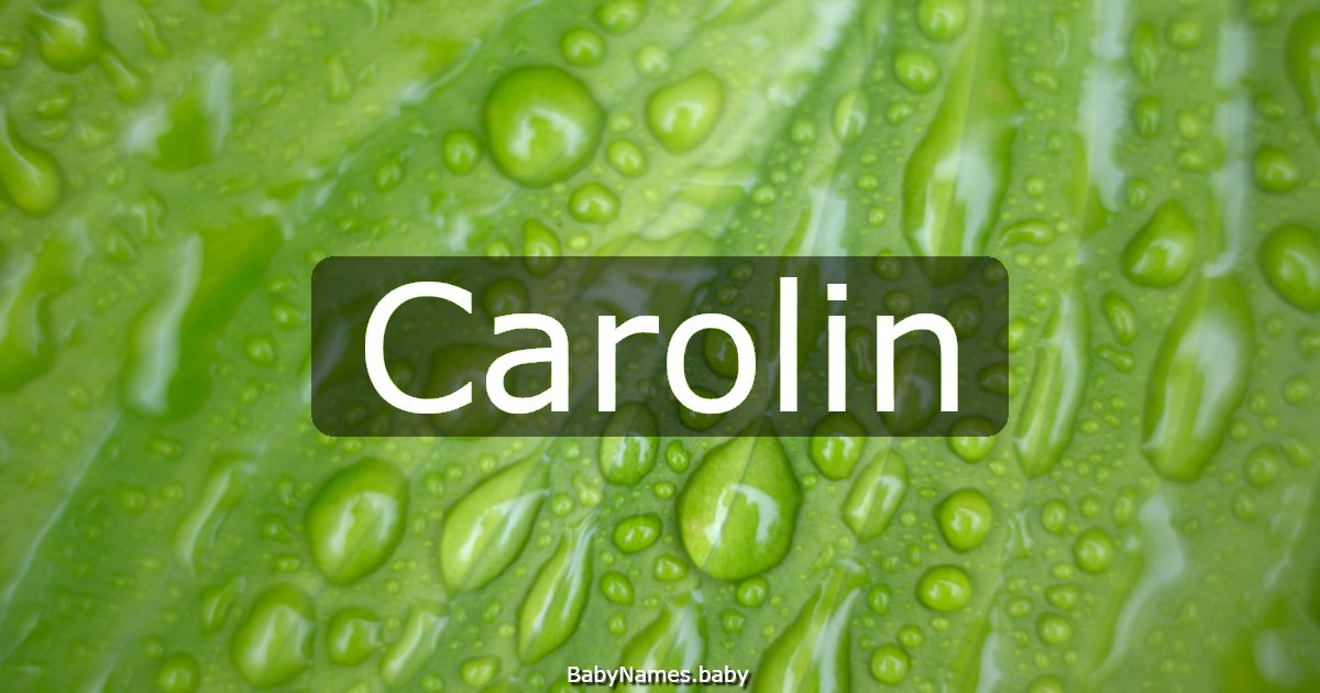 Carolin