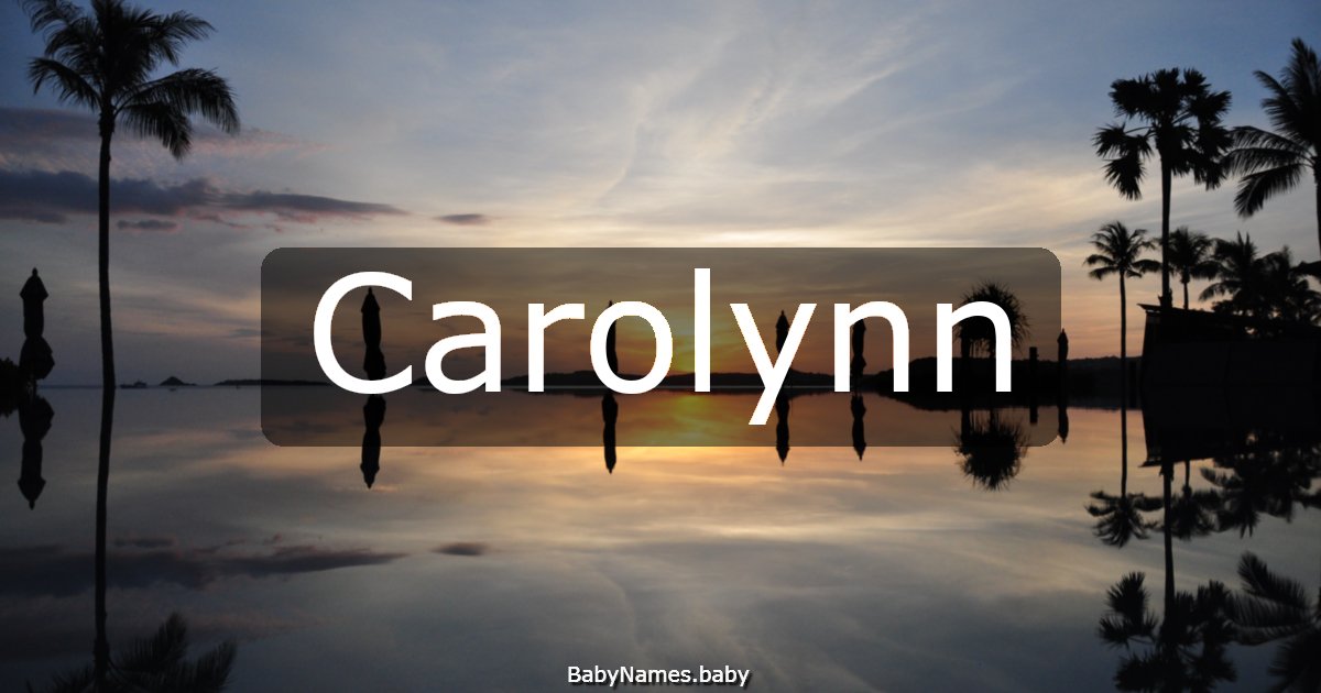 Carolynn