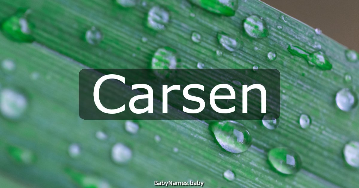 Carsen