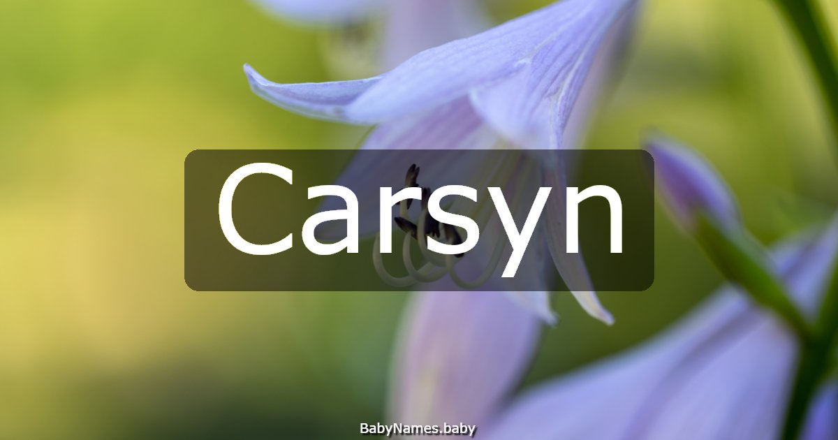 Carsyn