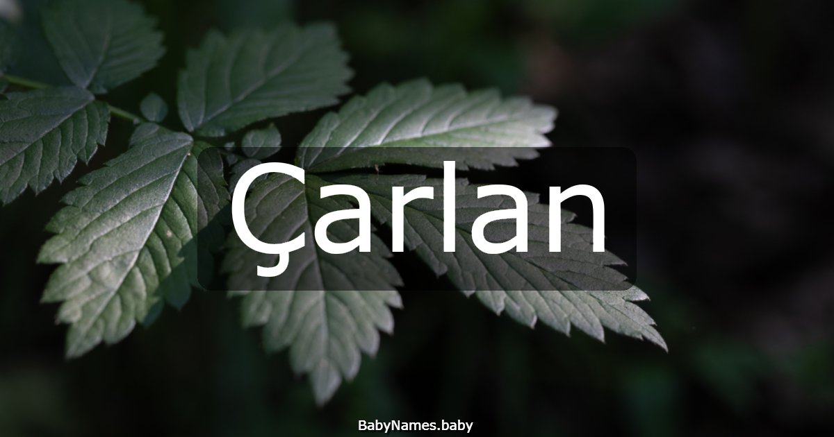 Çarlan