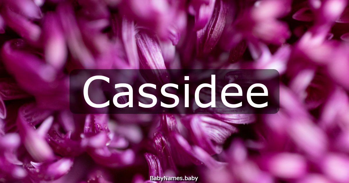 Cassidee