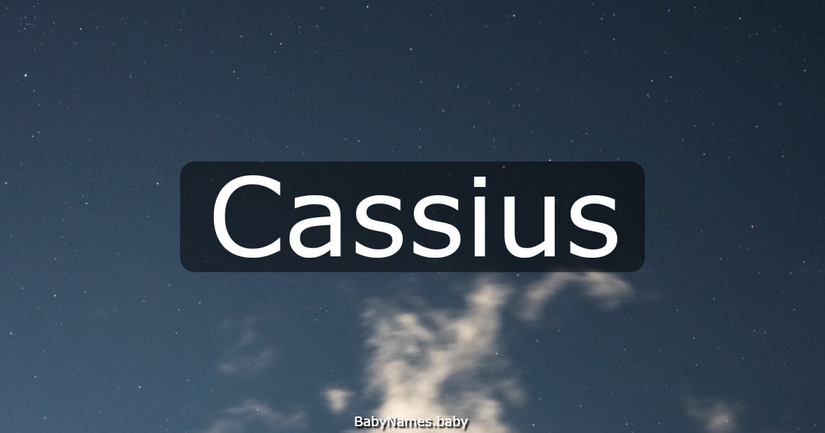 Cassius