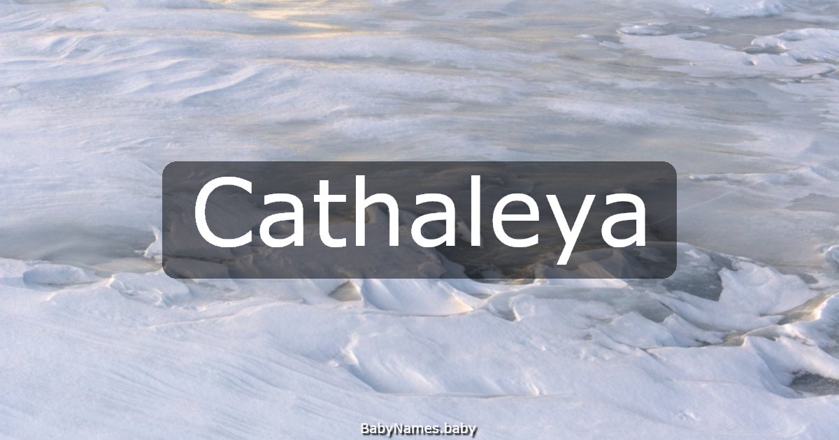 Cathaleya
