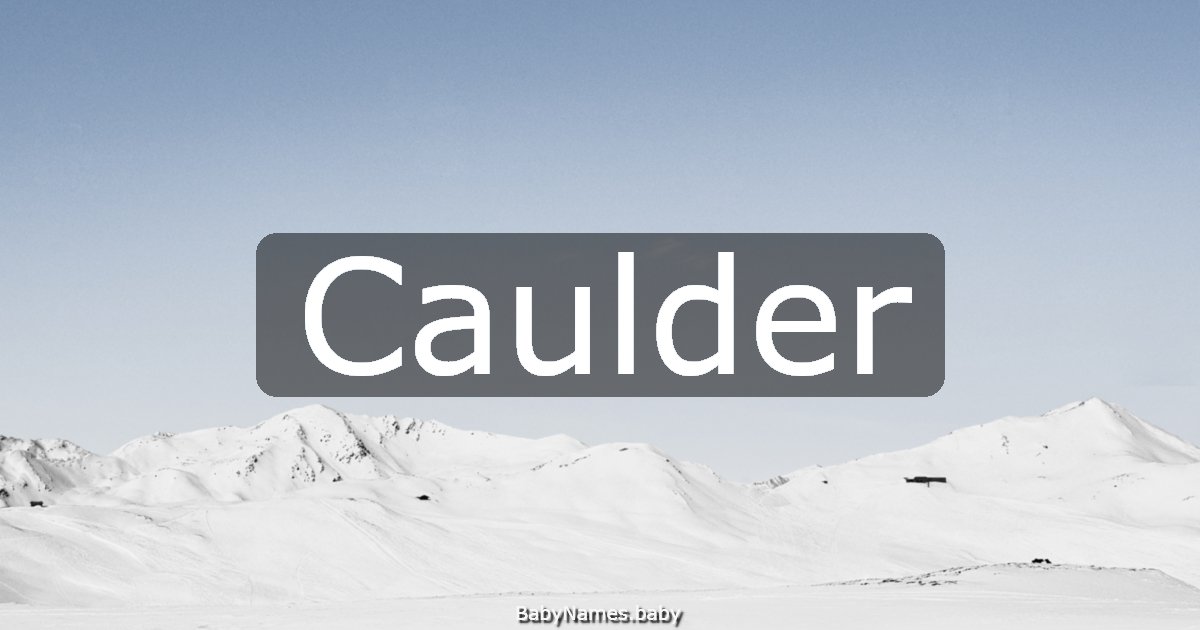 Caulder