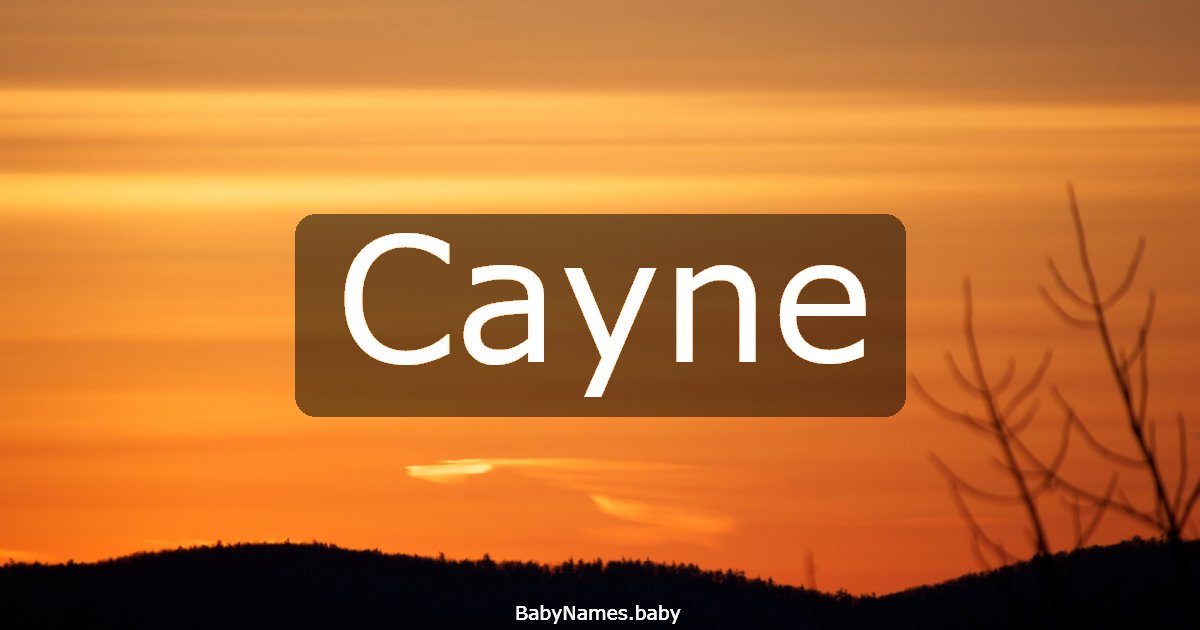 Cayne