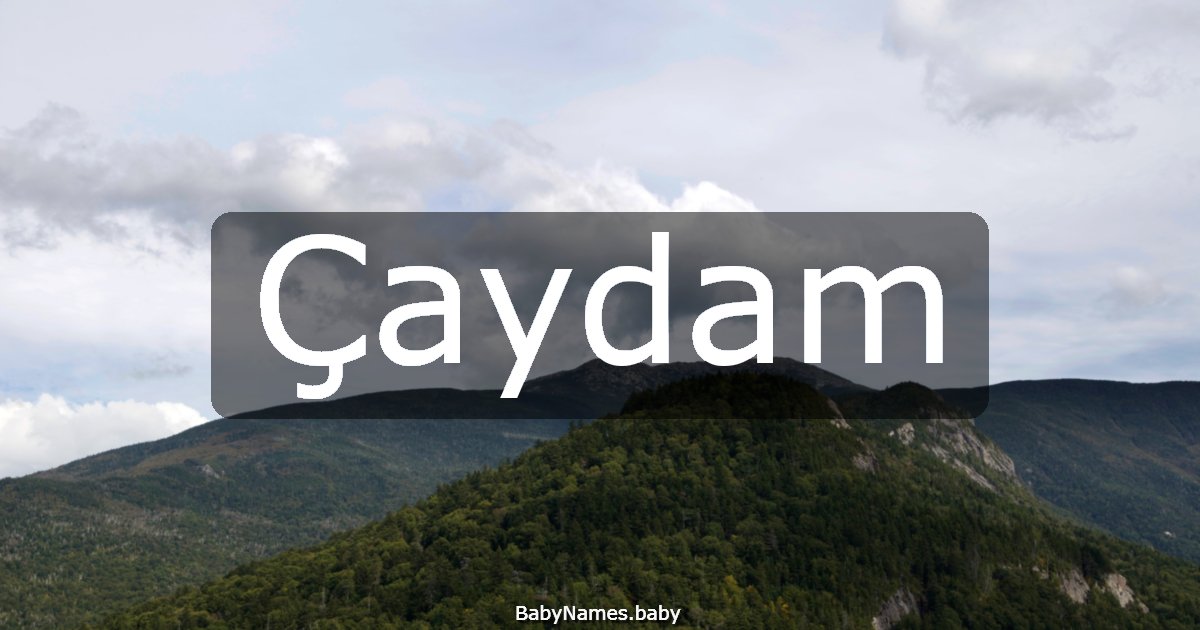 Çaydam