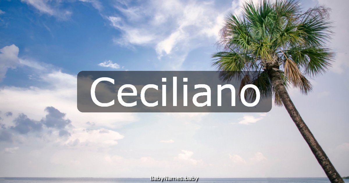Ceciliano