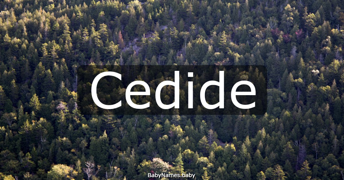 Cedide