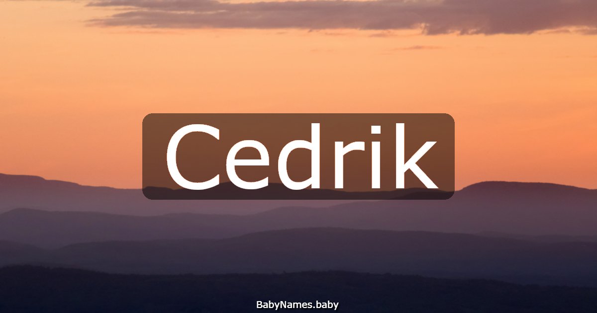 Cedrik