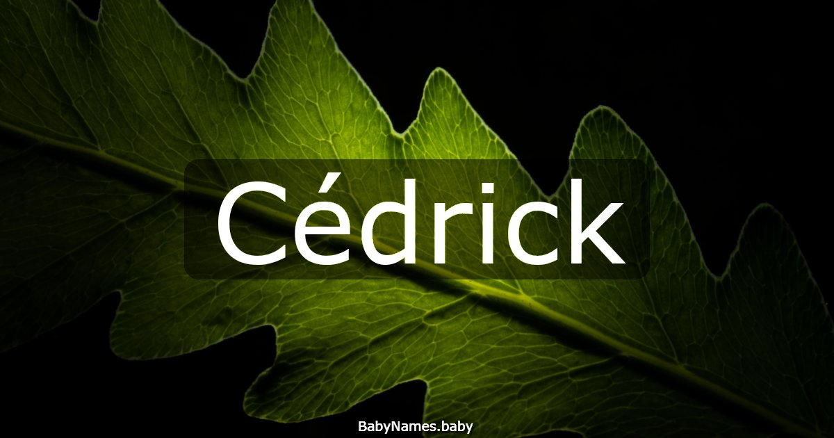 Cédrick