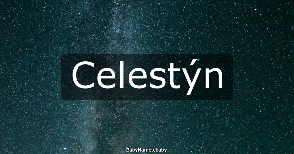 Celestýn