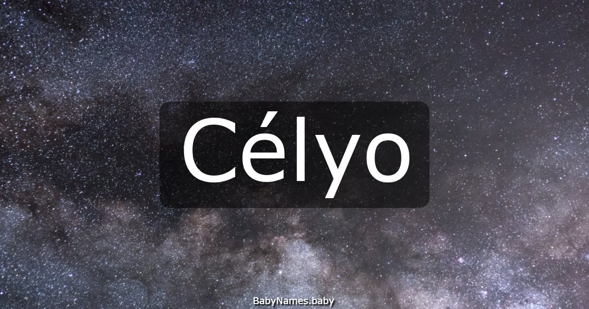 Célyo