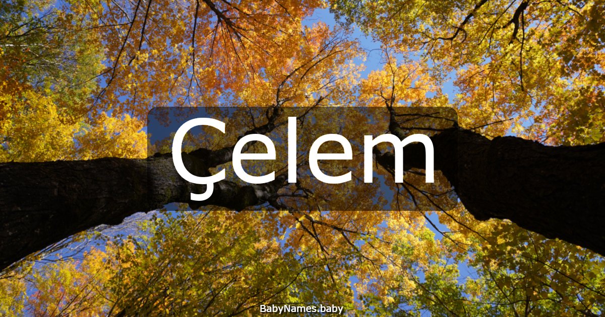 Çelem
