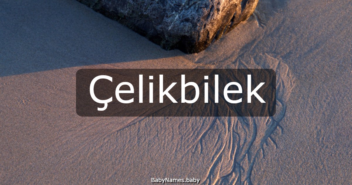 Çelikbilek