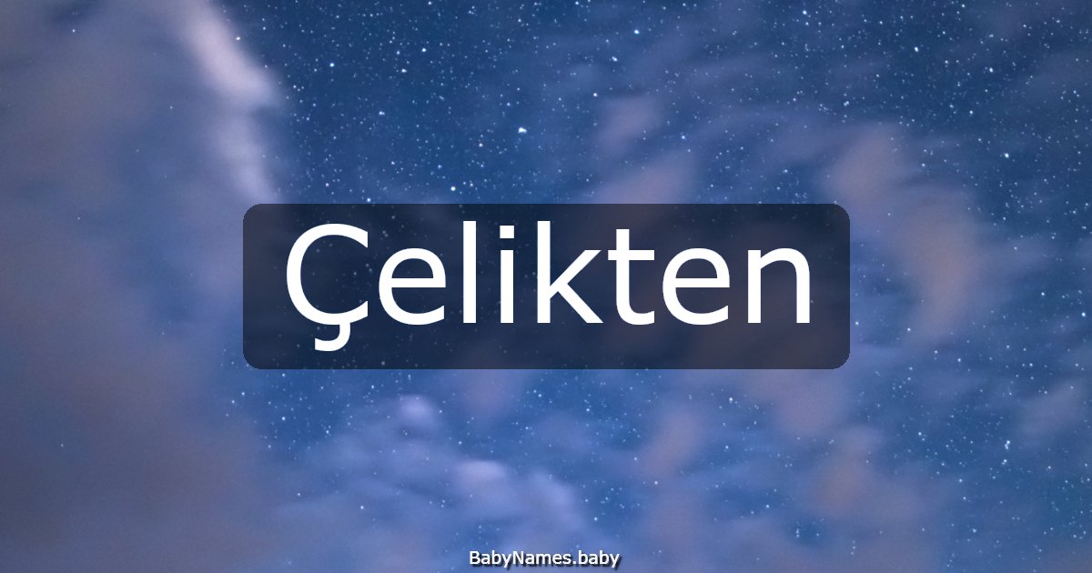 Çelikten