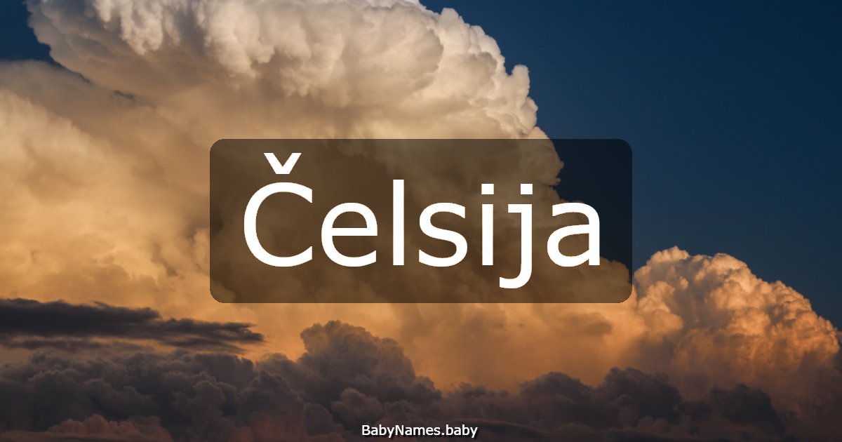 Čelsija
