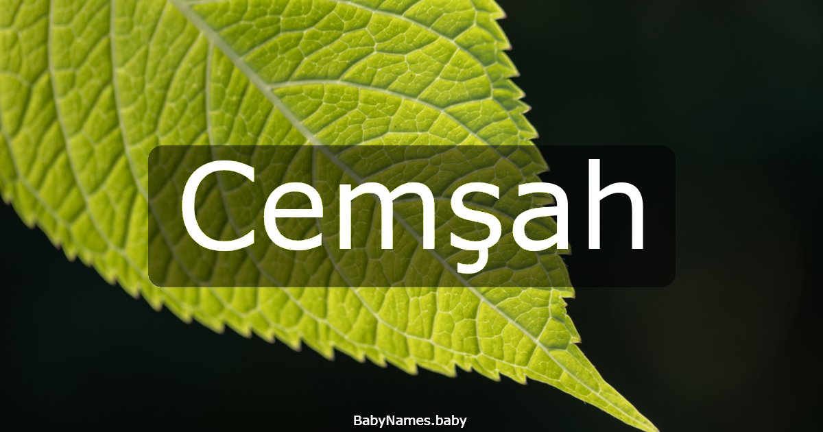 Cemşah