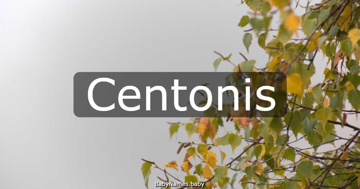 Centonis
