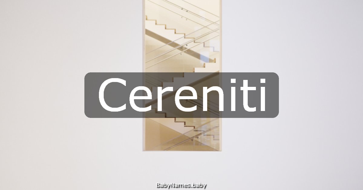 Cereniti