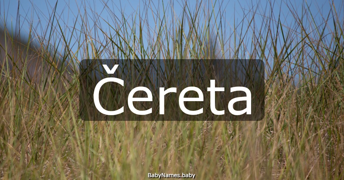 Čereta
