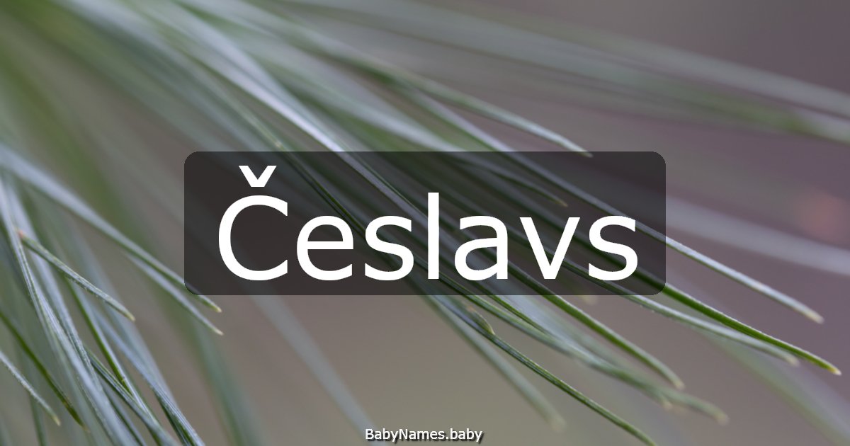 Česlavs