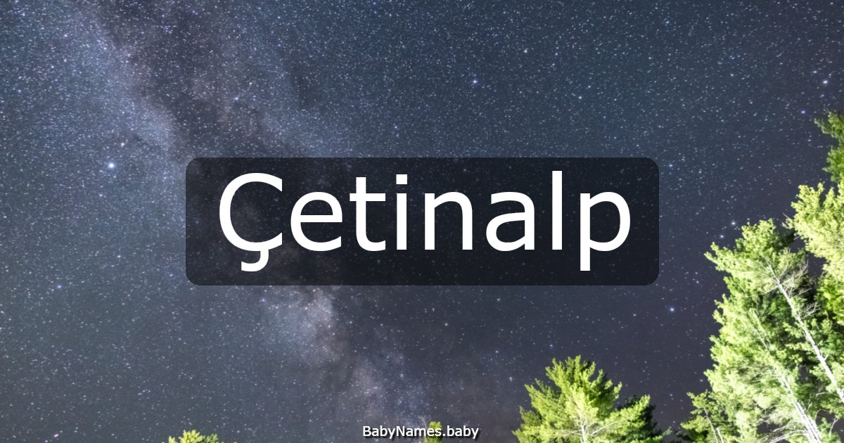 Çetinalp