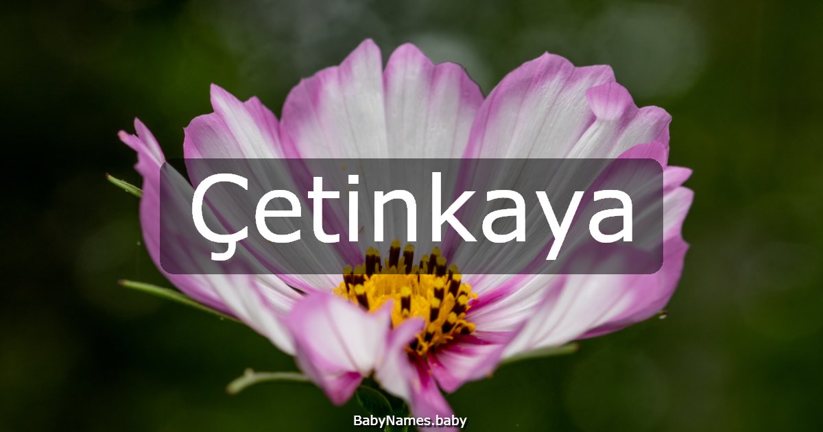 Çetinkaya