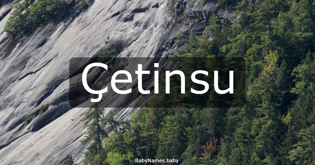 Çetinsu