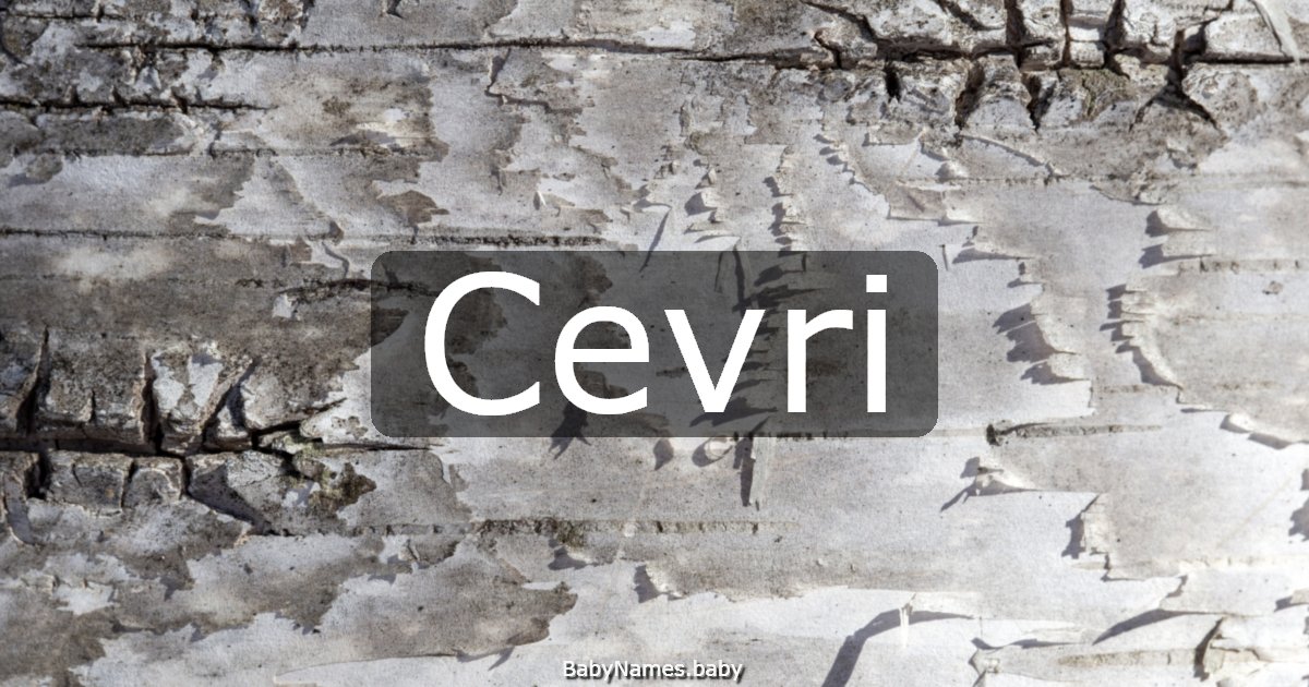 Cevri