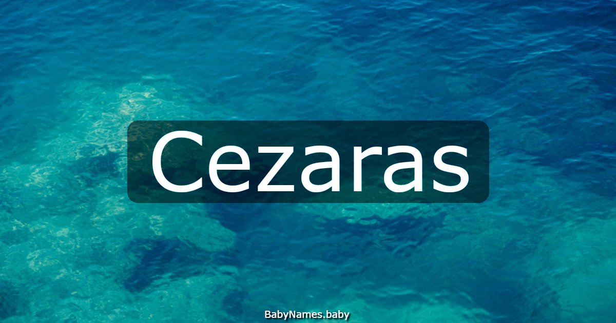 Cezaras