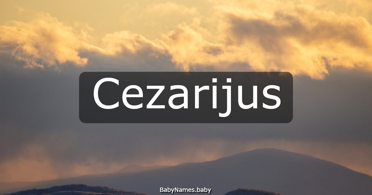 Cezarijus
