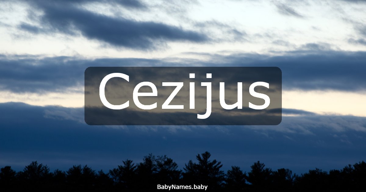 Cezijus