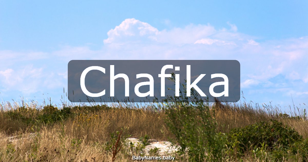 Chafika