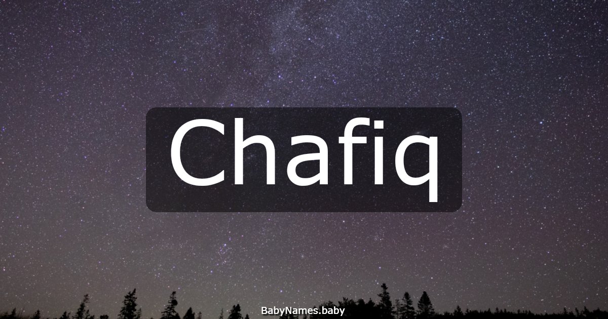 Chafiq