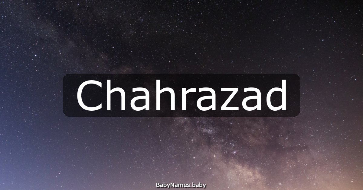Chahrazad