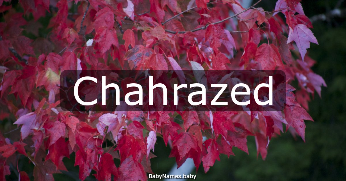 Chahrazed