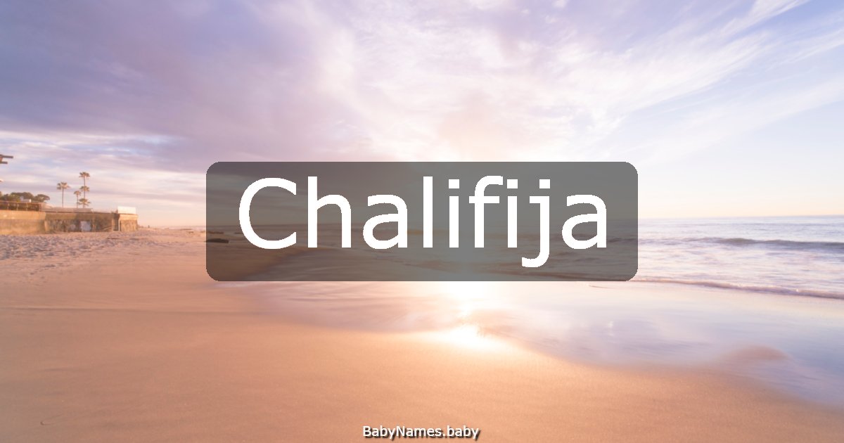 Chalifija