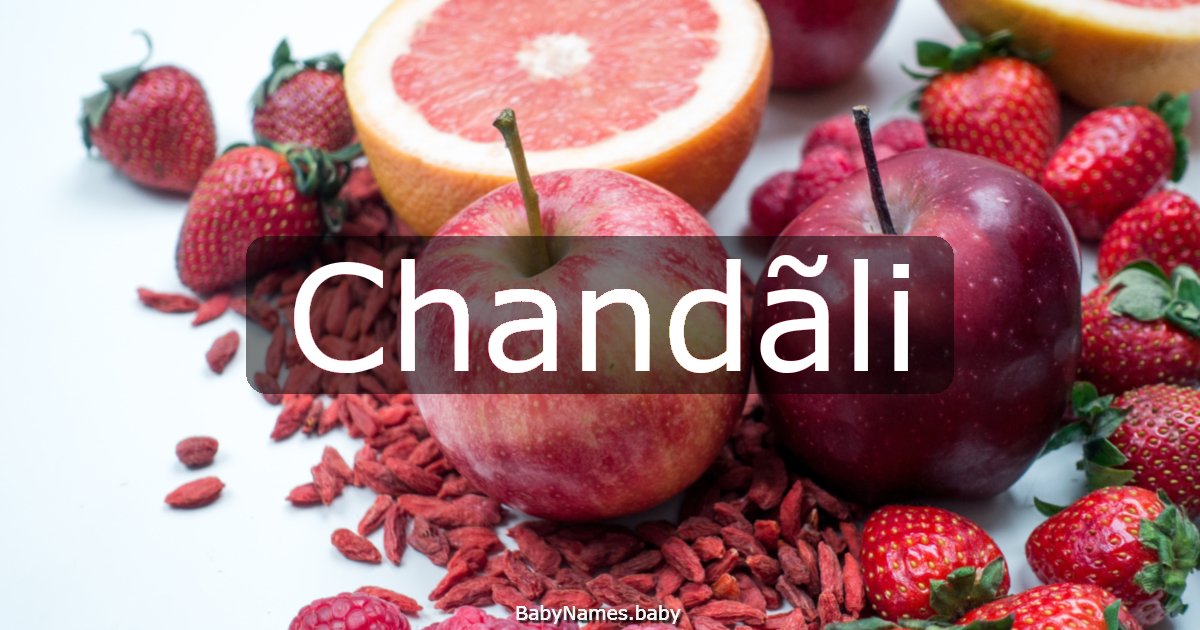 Chandãli