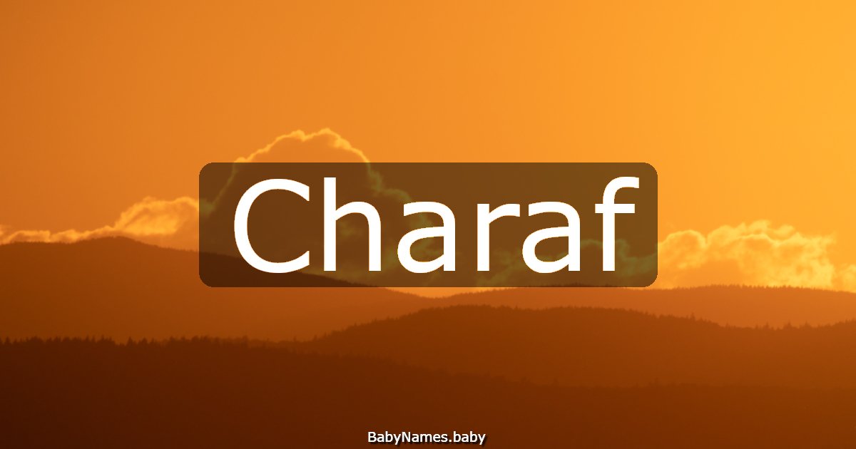 Charaf