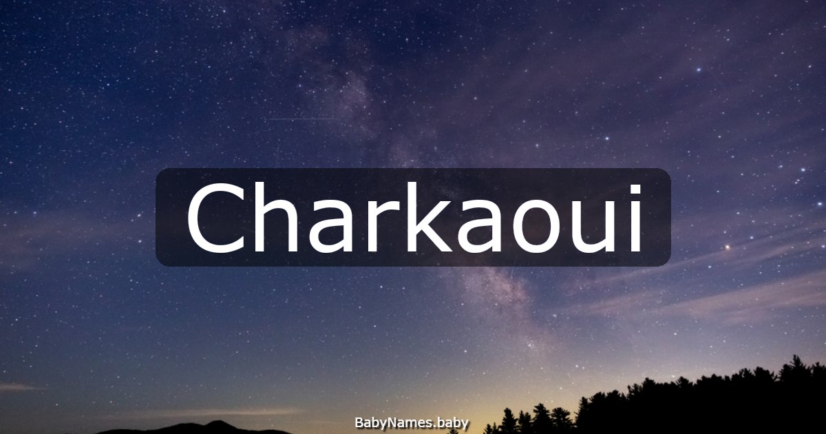 Charkaoui