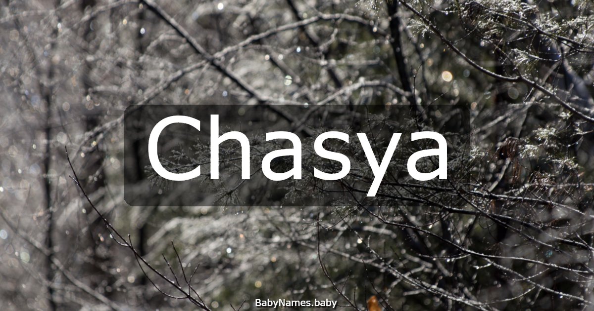 Chasya