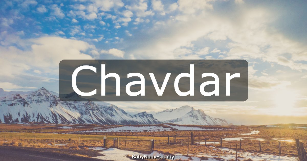Chavdar