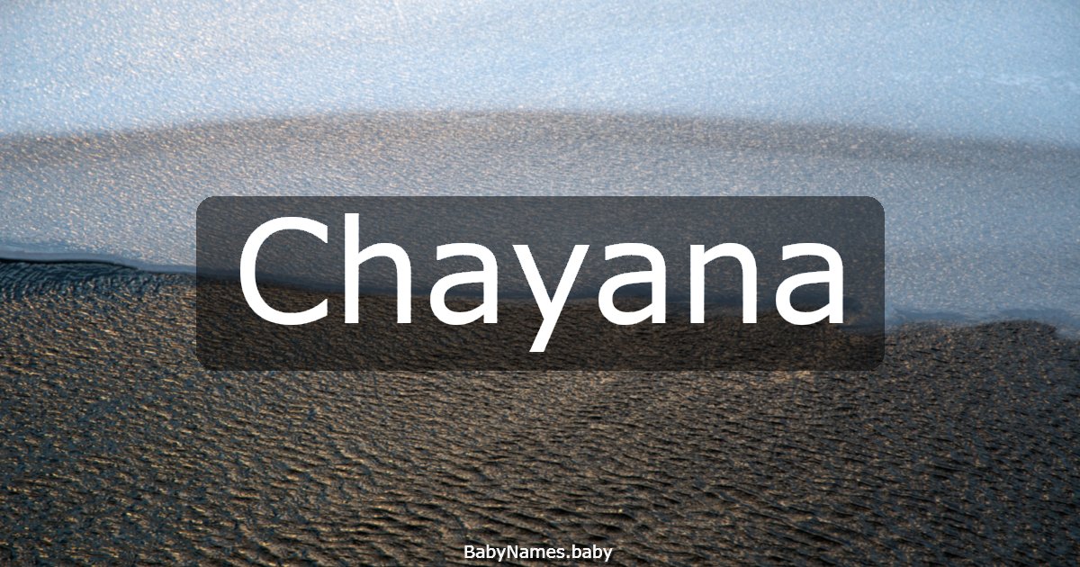 Chayana
